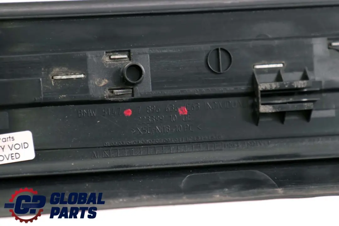 BMW 3 Series E63 E64 Door Entrance Sill Strip Cover Right O/S Individual - SKU 7896636 - Part number 7896636