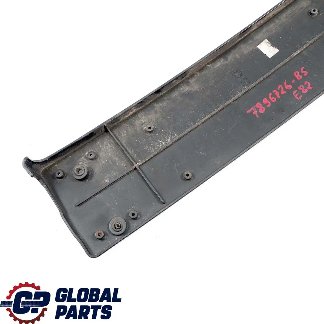 Front Bumper Licence Plate Holder Black Sapphire Metallic to BMW 1 E82 E88 M Sport with Part number 7896726 BMW 1 E82 E88 M Sport Front Bumper Licence Plate Holder Black Sapphire Metallic - SKU 7896726-BS - Part number 7896726