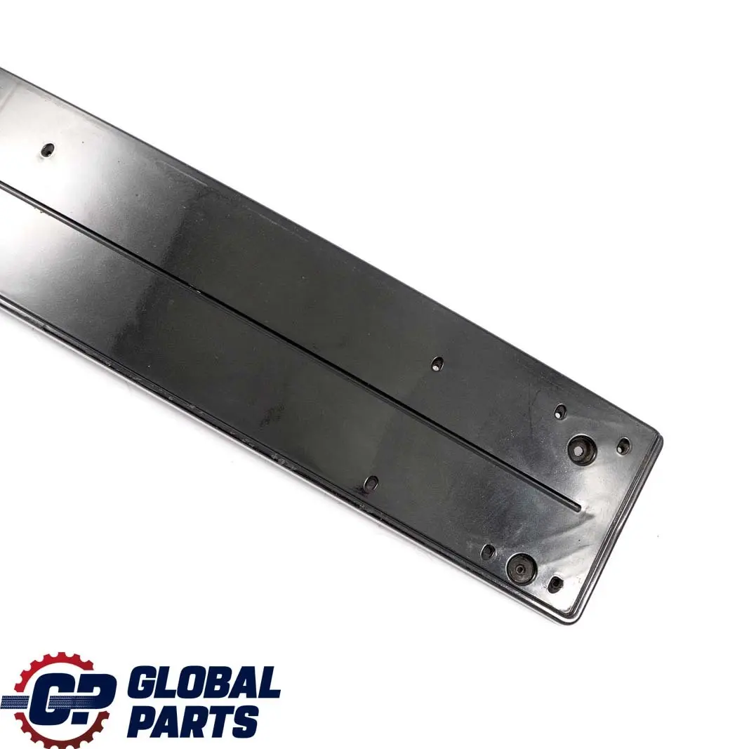 BMW 1 E82 E88 M Sport Front Bumper Licence Plate Holder Black Sapphire Metallic - SKU 7896726-BS - Part number 7896726
