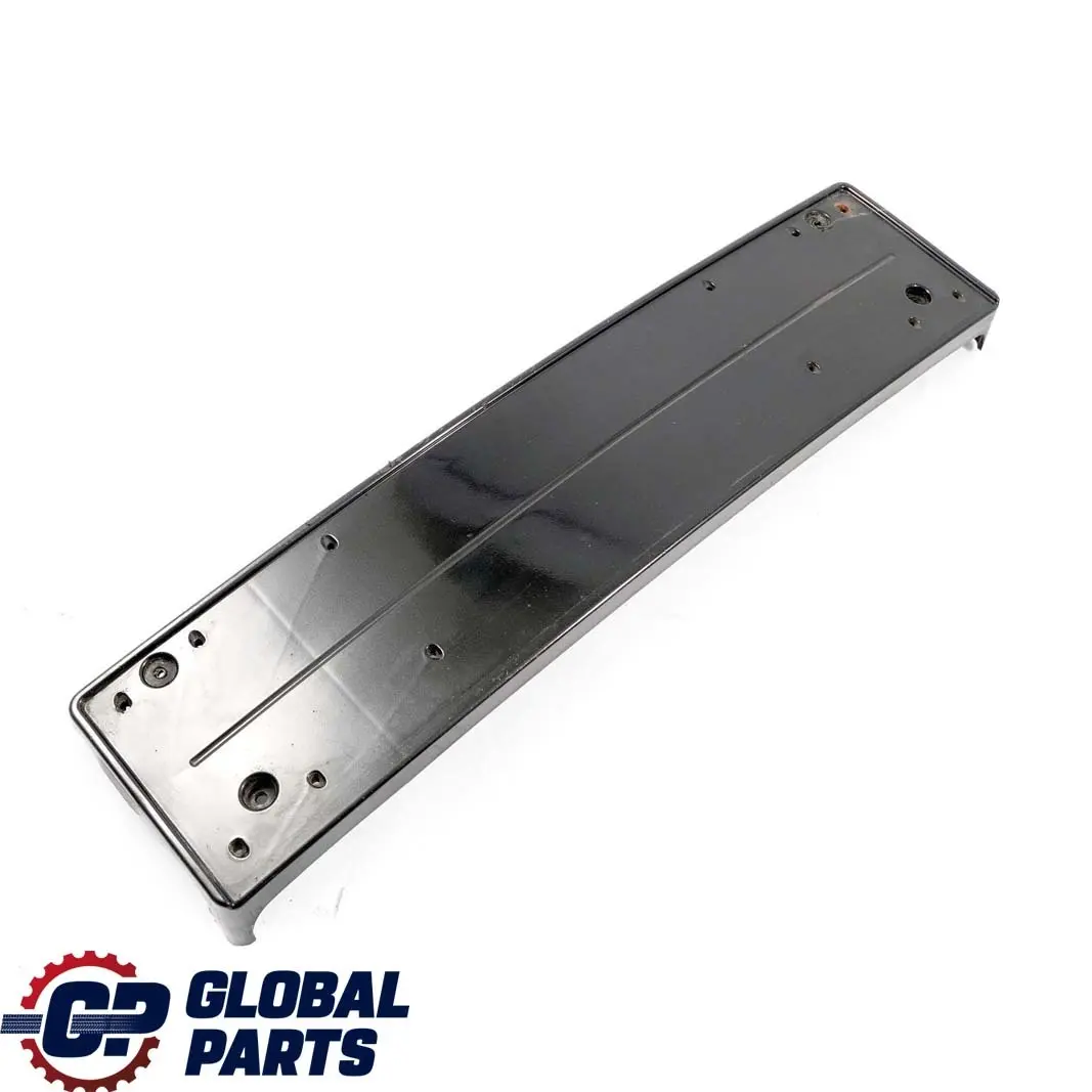 Front Bumper Licence Plate Holder Black Sapphire Metallic to BMW 1 E82 E88 M Sport with Part number 7896726 BMW 1 E82 E88 M Sport Front Bumper Licence Plate Holder Black Sapphire Metallic - SKU 7896726-BS - Part number 7896726