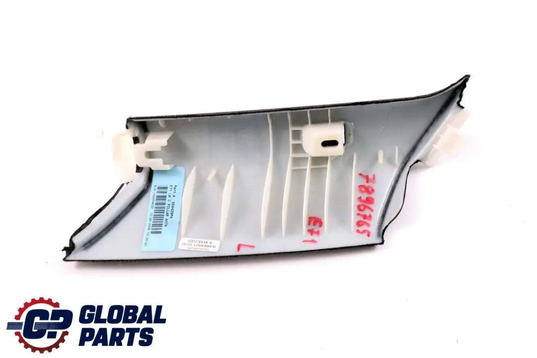 BMW X6 Series E71 Cover C-column Pillar Trim Panel Left N/S Black - SKU 7896765 - Part number 6979849