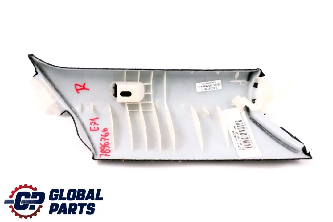 BMW X6 E71 Cover C Column Pillar Trim Panel Right Black - SKU 7896766 - Part number 6979850
