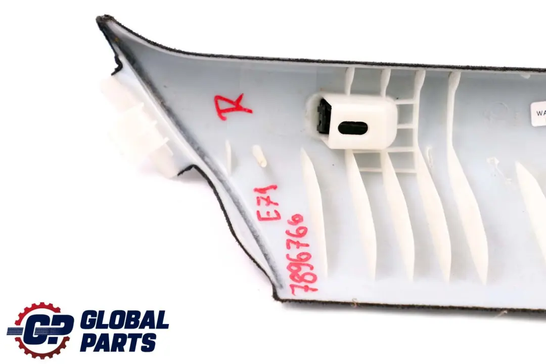 BMW X6 E71 Coprire il pannello rivestimento del montante C a destra nero - SKU 7896766 - Numero di parte 6979850