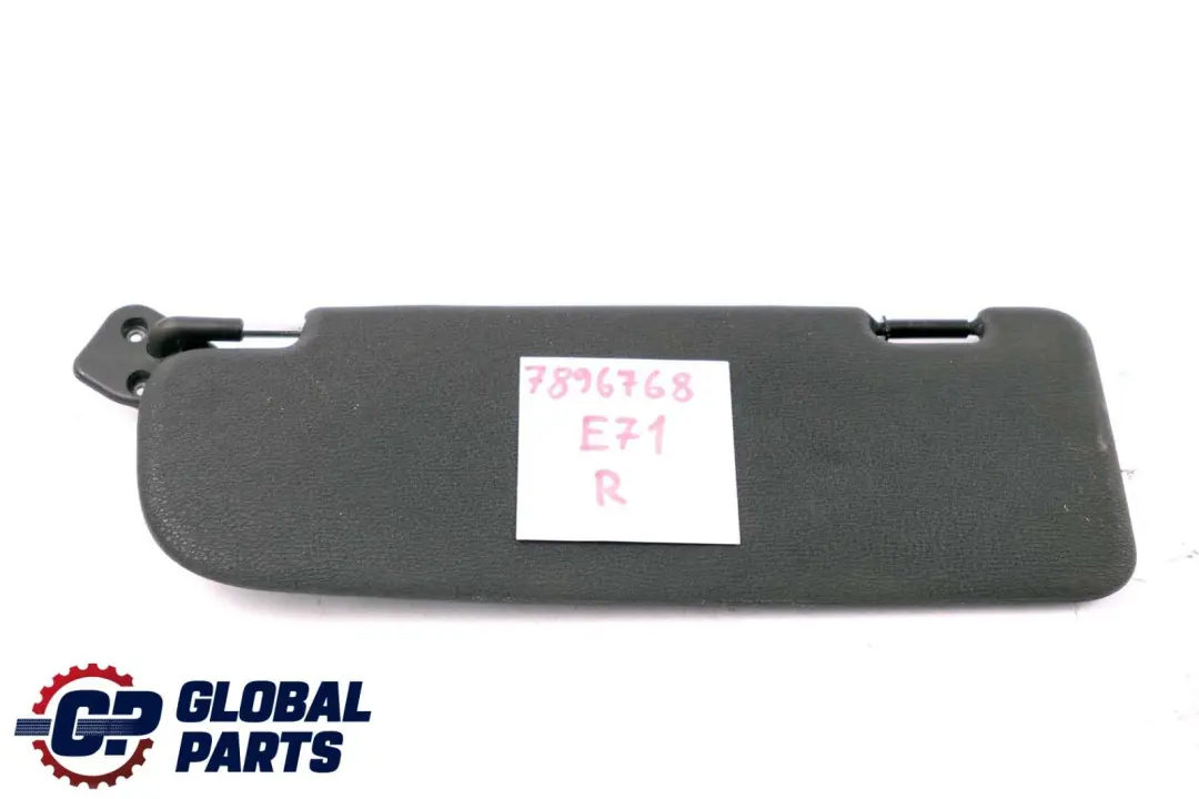 Sun Visor Make-Up Lamp Mirror Right O/S Black to BMW X6 Series E71 with Part number 7896768 BMW X6 Series E71 Sun Visor Make-Up Lamp Mirror Right O/S Black - SKU 7896768 - Part number 7896768