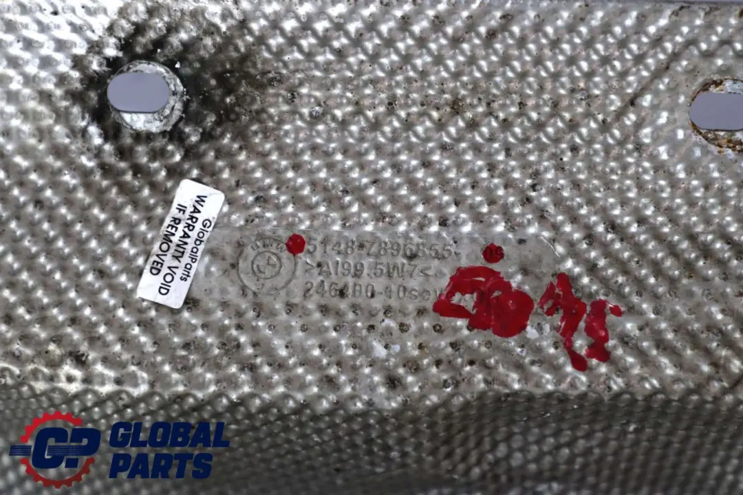 Heat Insulation Tunnel Tank Cover Plate to BMW 5 Series E60 M5 with Part number 7896855 BMW 5 Series E60 M5 Heat Insulation Tunnel Tank Cover Plate - SKU 7896855 - Part number 7896855