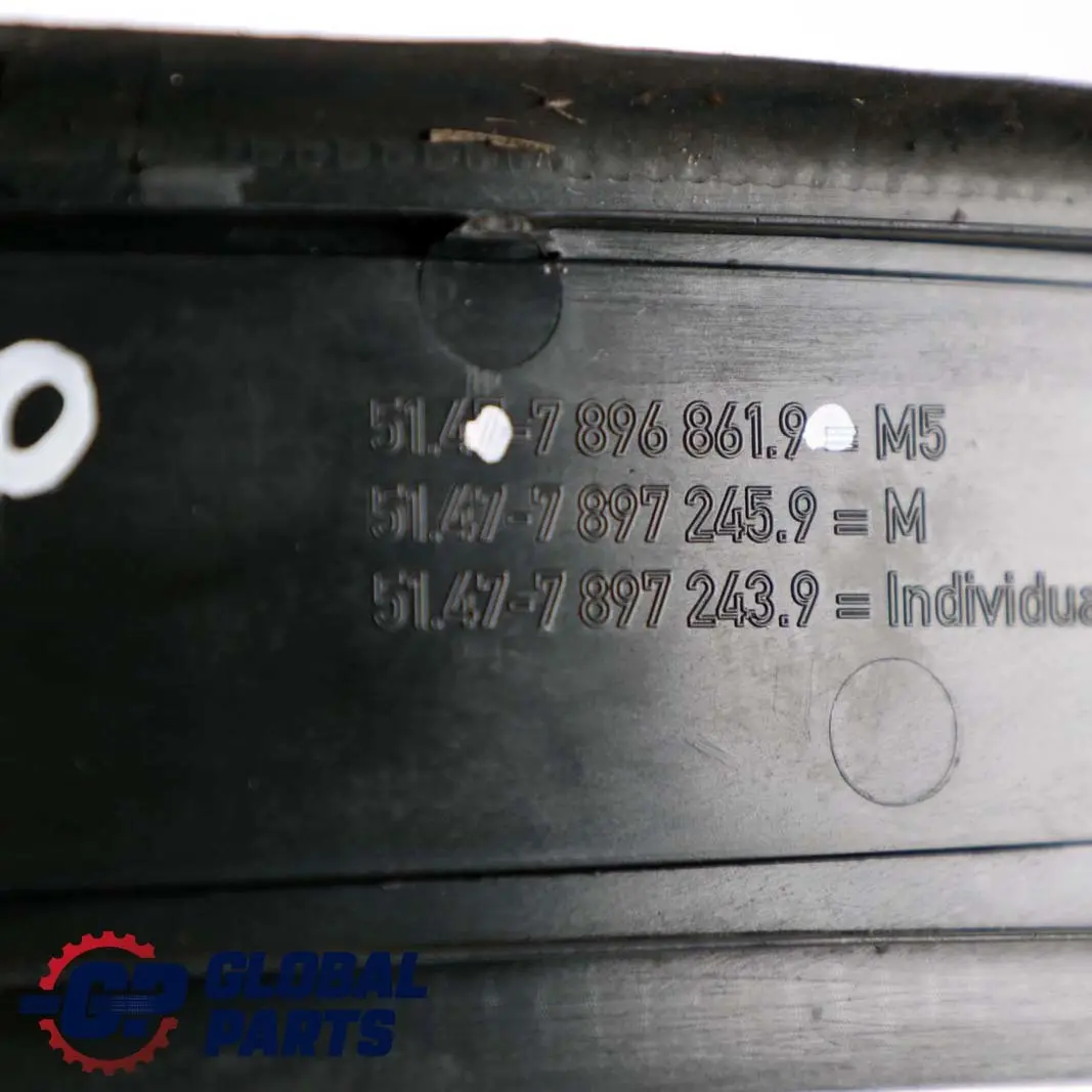 Trim Sill Rear Left N/S Entrance to BMW 5 Series E60 E61 LCI M Sport with Part number 7896861 BMW 5 Series E60 E61 LCI M Sport Trim Sill Rear Left N/S Entrance - SKU 7896861 - Part number 7896861