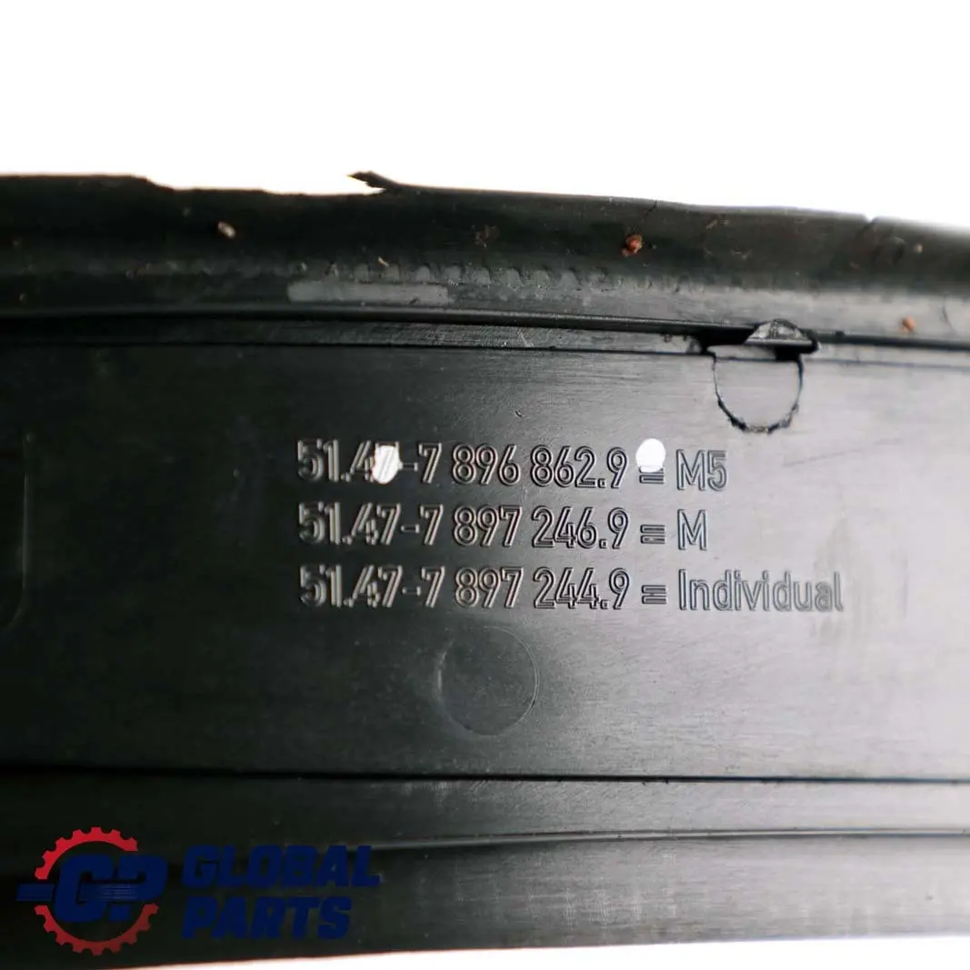 Trim Sill Rear Right O/S Entrance to BMW 5 Series E60 E61 LCI M Sport with Part number 7896862 BMW 5 Series E60 E61 LCI M Sport Trim Sill Rear Right O/S Entrance - SKU 7896862 - Part number 7896862