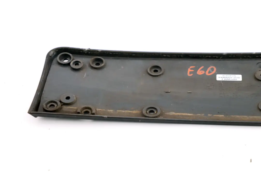 Licence Plate Holder Base Black BMW 5 Series E60 E61 LCI M Sport - SKU 7897181 - Part number 0394347