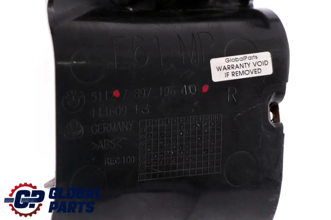 BMW Série E61 E61N Support De Pare Chocs Arrière Droit Modèle - SKU 7897196 - Numéro de pièce 7897196