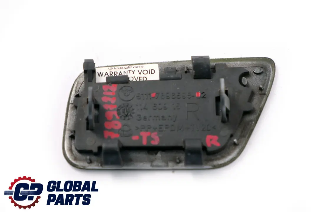 BMW 5 Series E60 M Front Bumper Headligh Flap Cover Right O/S Titansilber Silver - SKU 7897212-TS - Part number 7896598