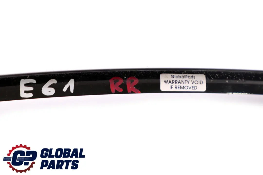 BMW E61 E61N Couvercle de guide de fenêtre arrière droite Glanzschwarz - SKU 7897282 - Numéro de pièce 7897282