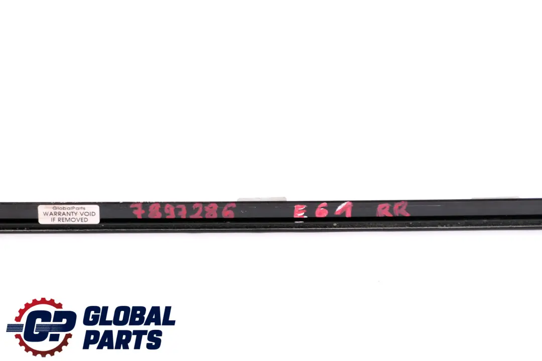 BMW E61 E61N LCI Finition Cadre De Fenêtre Porte Supérieure Arrière Droite Glanz - SKU 7897286 - Numéro de pièce 7897286
