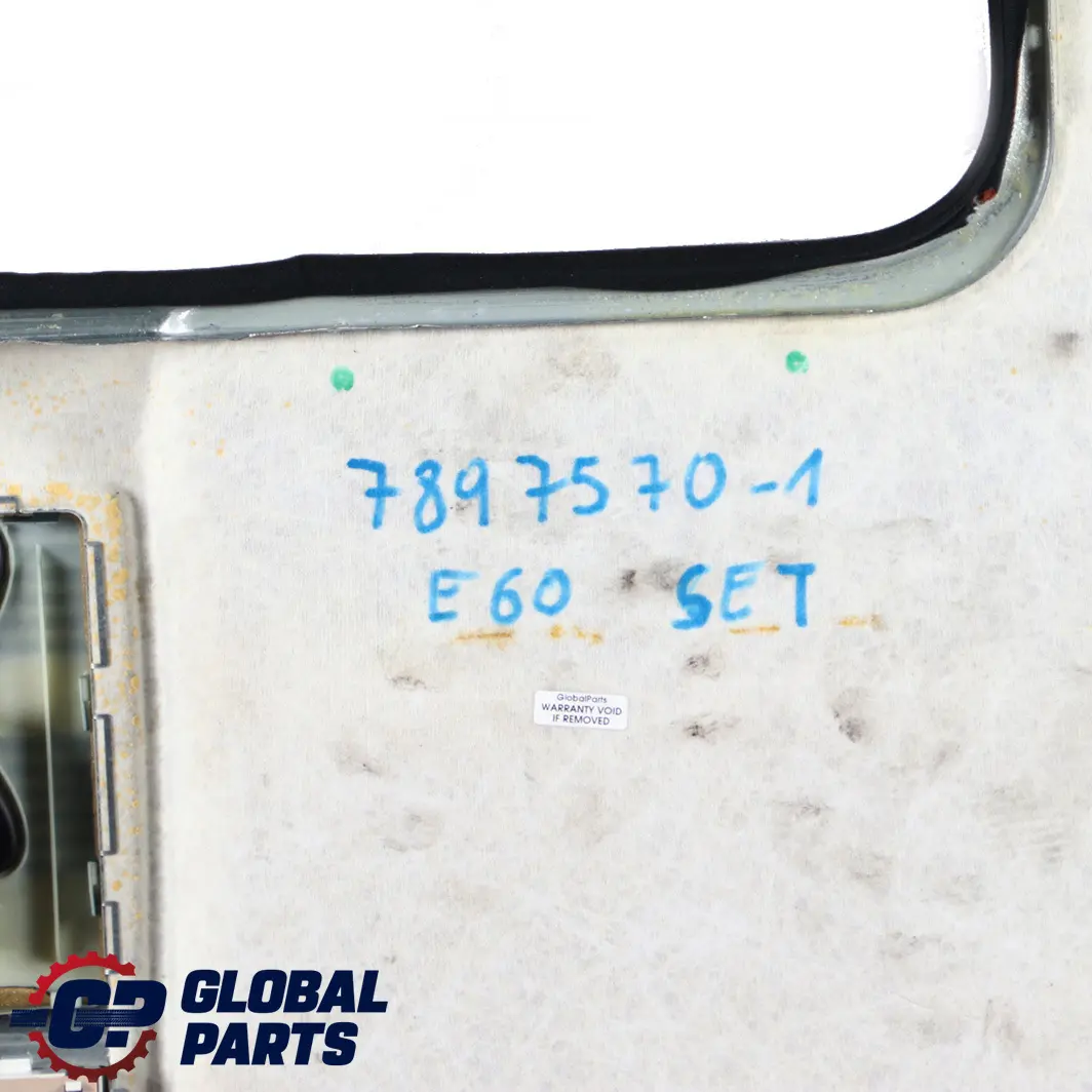 BMW E60 M Sport Headlining Moulded Roof Sun Roof Lining + Pillars Handles Black - SKU 7897570-1 - Part number 7897570