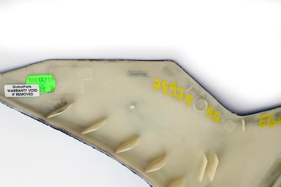 Trim Panel C-column Cover Right Black Alcantara O/S to BMW 5 Series E60 with Part number 7027092 BMW 5 Series E60 Trim Panel C-column Cover Right Black Alcantara O/S - SKU 7897596 - Part number 7027092