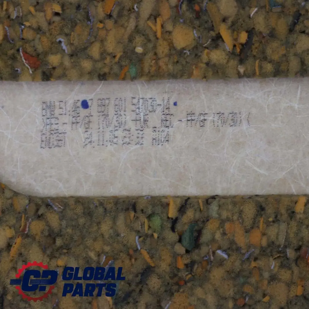 Window Parcel Shelf Trim Panel Black Anthracite to BMW E60 LCI Rear with Part number 7897601 BMW E60 LCI Rear Window Parcel Shelf Trim Panel Black Anthracite - SKU 7897601 - Part number 7897601