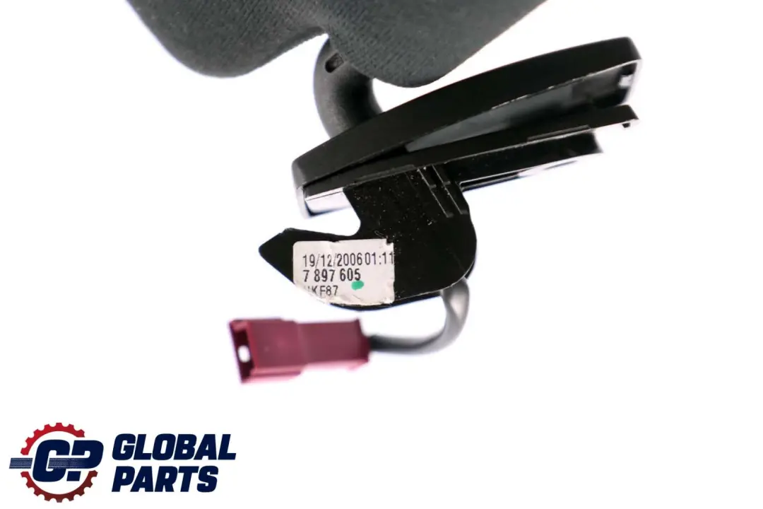BMW E60 E61 Left Sun Visor Mirror Illuminated N/S Cloth Anthracite - SKU 7897605-1 - Part number 5897605