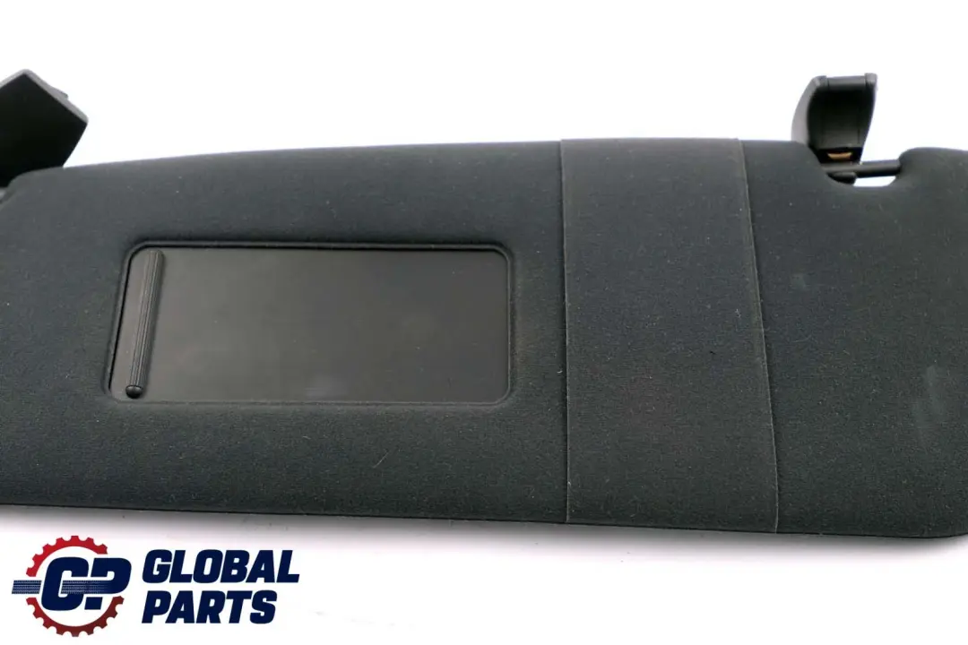 BMW E60 E61 Retroviseur de pare-soleil gauche eclaire en tissu anthracite - SKU 7897605-1 - Numéro de pièce 5897605