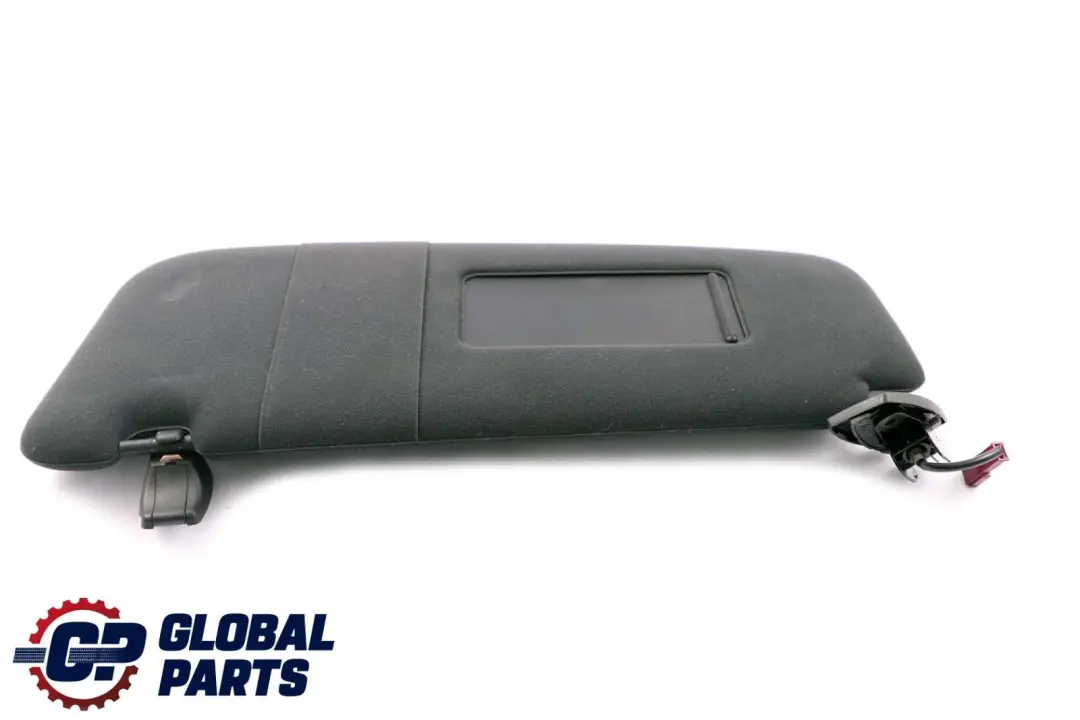BMW E60 E61 Retroviseur de pare-soleil gauche eclaire en tissu anthracite - SKU 7897605-1 - Numéro de pièce 5897605