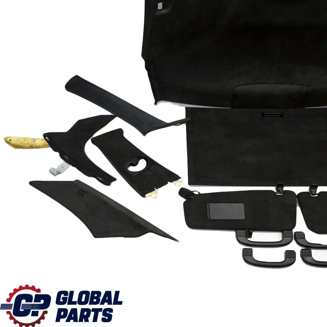 BMW E60 Headlining Roof Lining Sliding Lifting Roof Black + Pillars Alcantara - SKU 7897620 - Part number 7897620