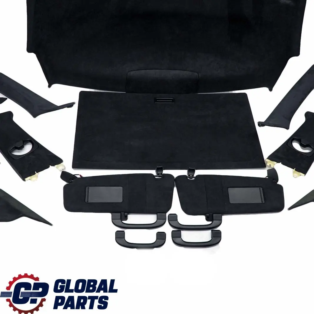 Headlining Roof Lining Sliding Lifting Roof Black + Pillars Alcantara to BMW E60 with Part number 7897620 BMW E60 Headlining Roof Lining Sliding Lifting Roof Black + Pillars Alcantara - SKU 7897620 - Part number 7897620