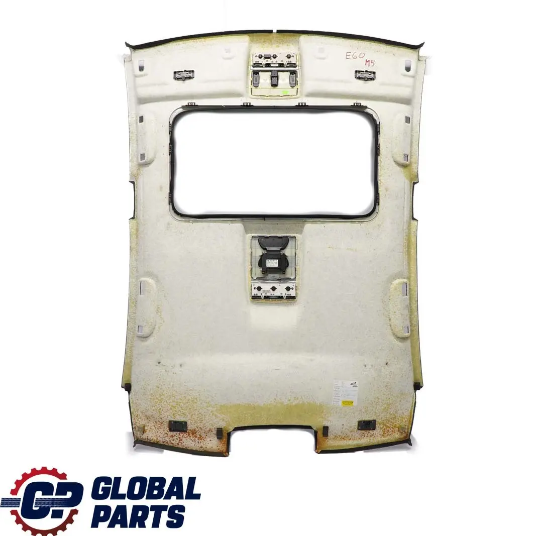 Headlining Roof Lining Sliding Lifting Roof Black + Pillars Alcantara to BMW E60 with Part number 7897620 BMW E60 Headlining Roof Lining Sliding Lifting Roof Black + Pillars Alcantara - SKU 7897620 - Part number 7897620