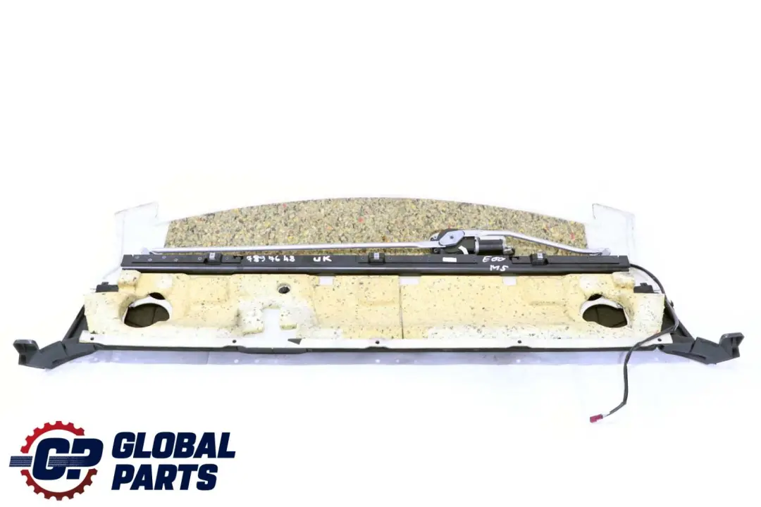 Window Parcel Shelf Electric Roller Blind Panel Alcantara to BMW 5 E60 M5 Rear with Part number 7897648 BMW 5 E60 M5 Rear Window Parcel Shelf Electric Roller Blind Panel Alcantara - SKU 7897648 - Part number 7897648