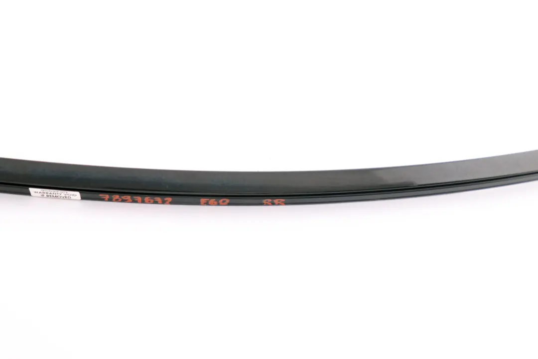 BMW 5 Series E60 M5 Finisher window frame top door rear right black GLANZSCHWARZ - SKU 7897672 - Part number 7897672
