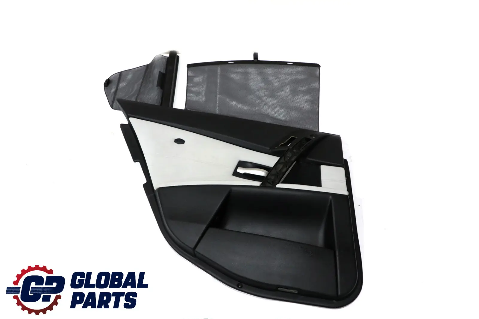 BMW 5 Series E60 M5 Rear Left N/S Door Card Leather Trim Panel Roller Blinds