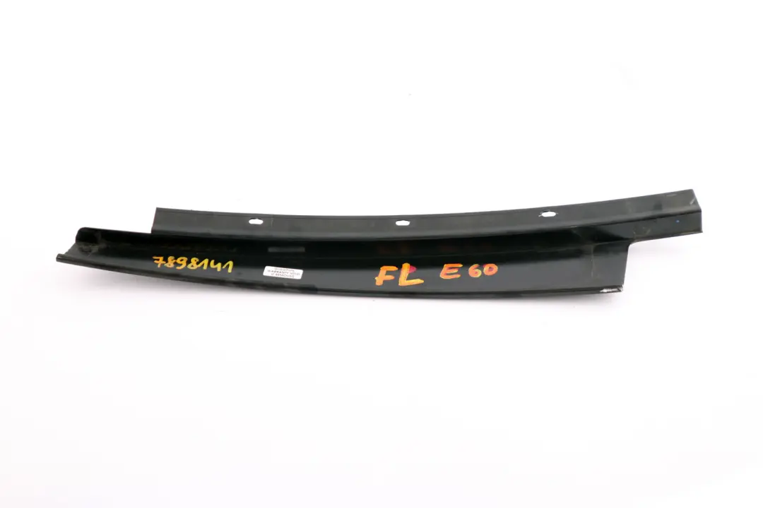BMW E60 E61 Finitura Telaio Finestrino Montante Anteriore Sinistro Glanzschwarz - SKU 7898141 - Numero di parte 7898141