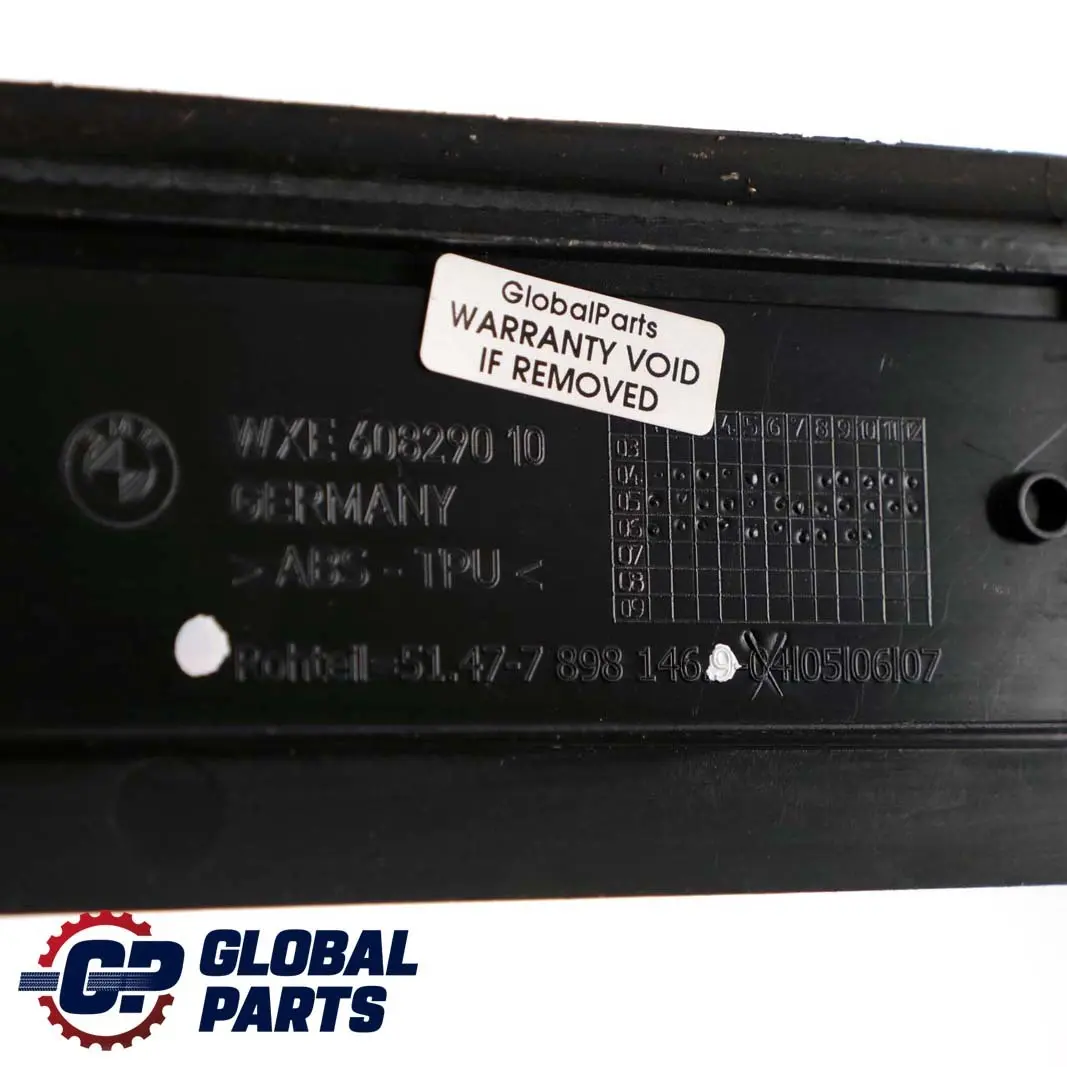 Strip Trim Cover Entry Front Right O/S to BMW 5 Series E60 M Sport with Part number 7898146 BMW 5 Series E60 M Sport Strip Trim Cover Entry Front Right O/S - SKU 7898146 - Part number 7898146