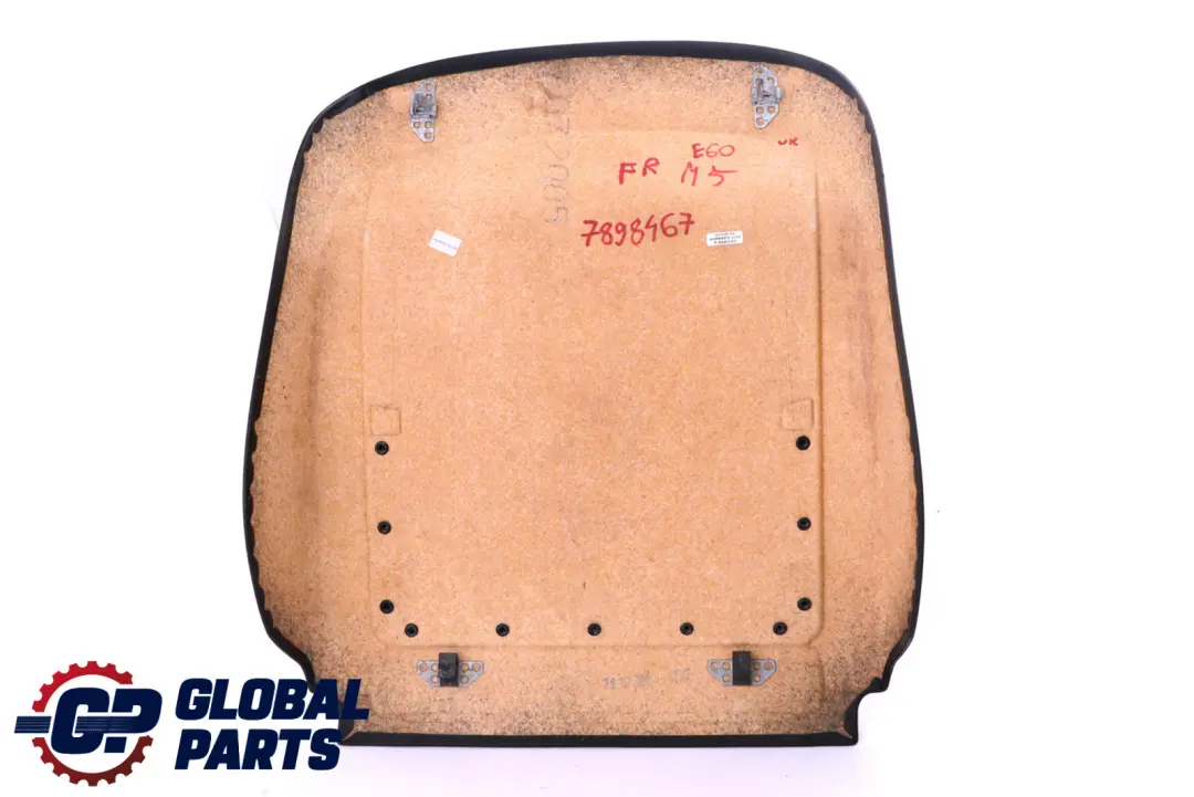 Panel Vinyl Front Seat Black M Sport to BMW 5 Series E60 E61 LCI Rear Cover with Part number 7898467 BMW 5 Series E60 E61 LCI Rear Cover Panel Vinyl Front Seat Black M Sport - SKU 7898467 - Part number 7898467