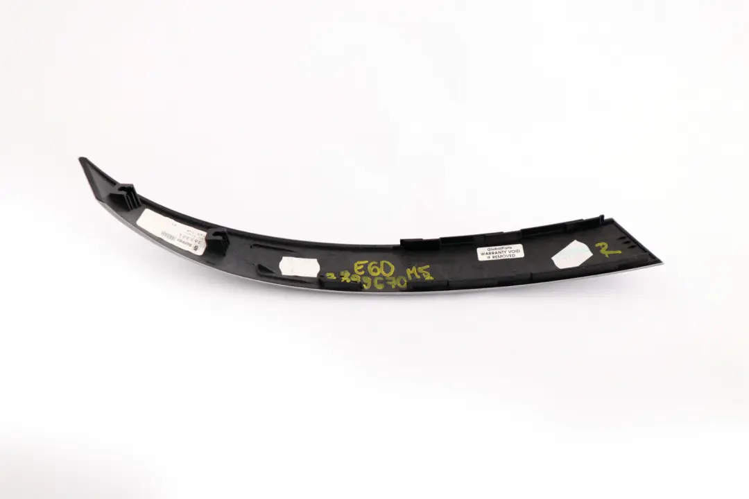Handle Cover Trim Strip Rear Right O/S Alu Shadow 385321 to BMW 5 Series 1 E60 M5 with Part number 7899670 BMW 5 Series 1 E60 M5 Handle Cover Trim Strip Rear Right O/S Alu Shadow 385321 - SKU 7899670-1 - Part number 7899670