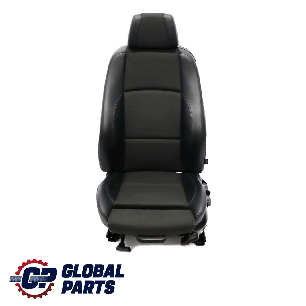 BMW E88 Cabrio M Sport Sedile anteriore sinistro Panno nero/pelle nera 7903361