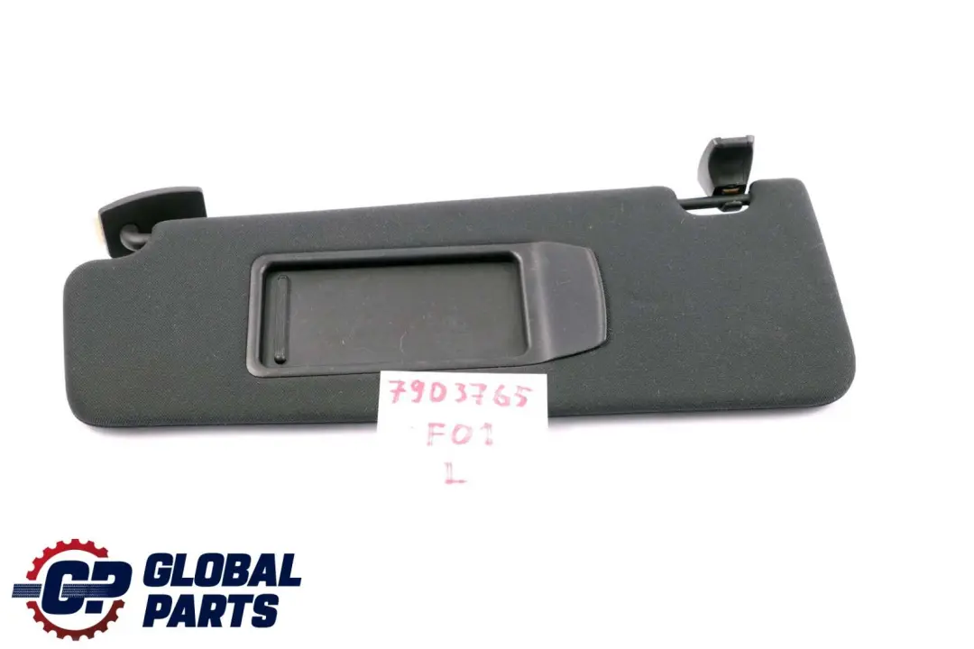BMW 7 er F01 F02 Sonnenblende Stoff Beleuchtet Links Schwarz - SKU 7903765 - Teilenummer 7903765
