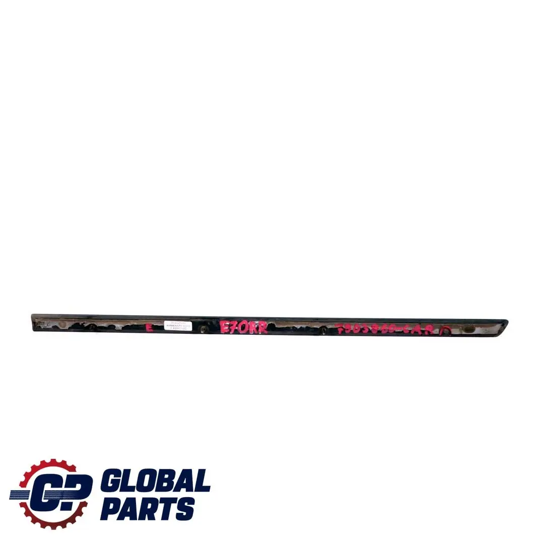BMW X5 E70 Rear Door Right O/S Moulding Trim Strip Carbonschwarz Metallic - 416 - SKU 7903860-CAR - Part number 7903860