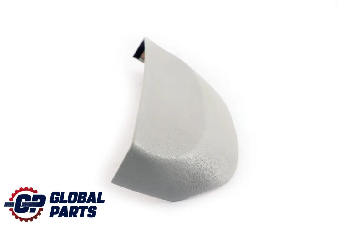 BMW 5 E60 E61 M5 Front Seat Rear Backrest Upper Leather Trim Panel Silverstone - SKU 7904857 - Part number 7904857