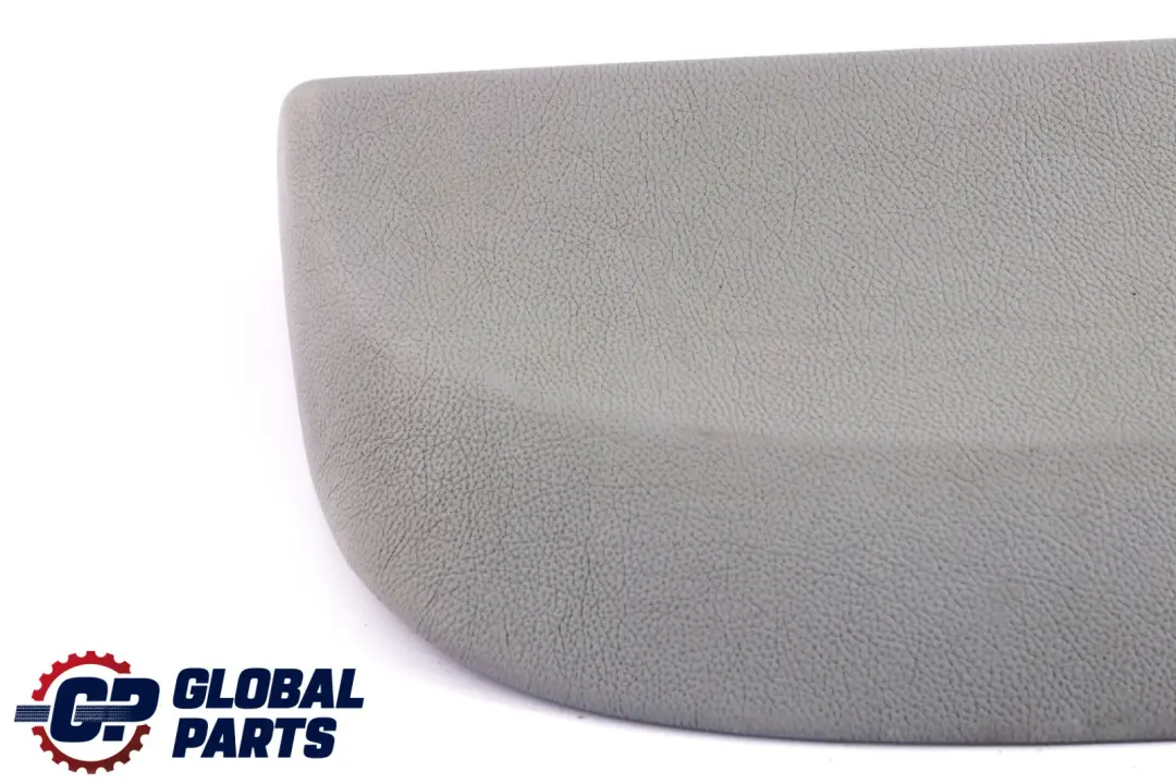 Front Seat Rear Backrest Upper Leather Trim Panel Silverstone to BMW 5 E60 E61 M5 with Part number 7904857 BMW 5 E60 E61 M5 Front Seat Rear Backrest Upper Leather Trim Panel Silverstone - SKU 7904857 - Part number 7904857