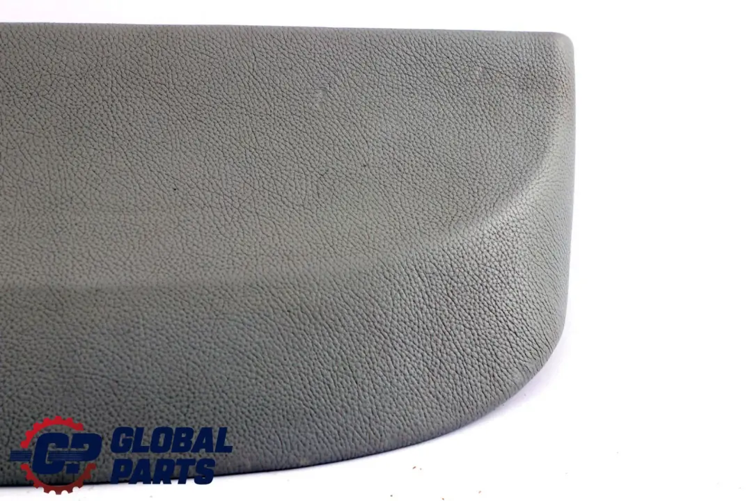 Front Seat Rear Backrest Upper Leather Trim Panel Silverstone to BMW 5 E60 E61 M5 with Part number 7904857 BMW 5 E60 E61 M5 Front Seat Rear Backrest Upper Leather Trim Panel Silverstone - SKU 7904857 - Part number 7904857