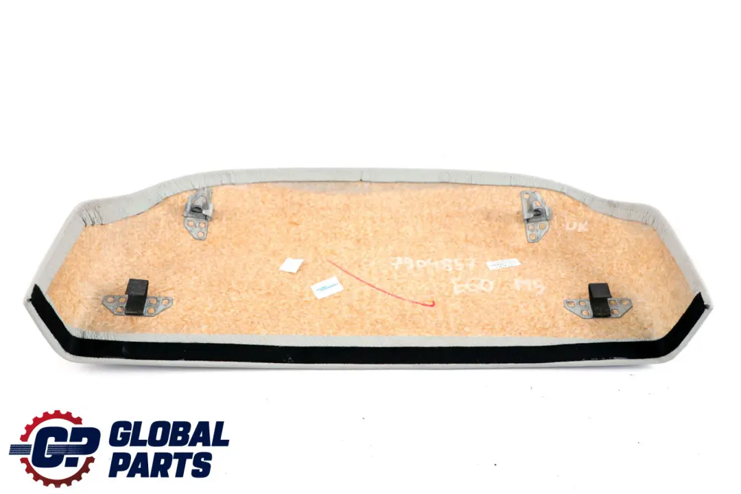 BMW 5 E60 E61 M5 Front Seat Rear Backrest Upper Leather Trim Panel Silverstone - SKU 7904857 - Part number 7904857