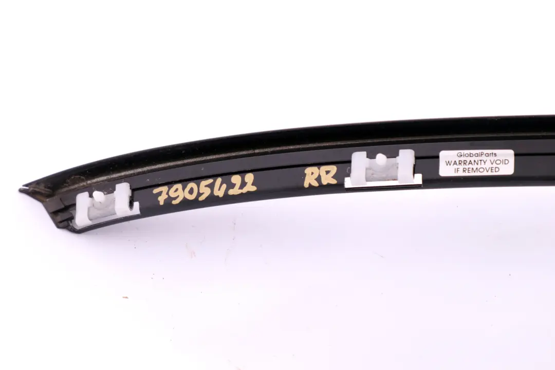 BMW 6 Series E64 Cover Column A Door Black Trim Strip Pillar Right O/S Schwarz - SKU 7905422 - Part number 7905422