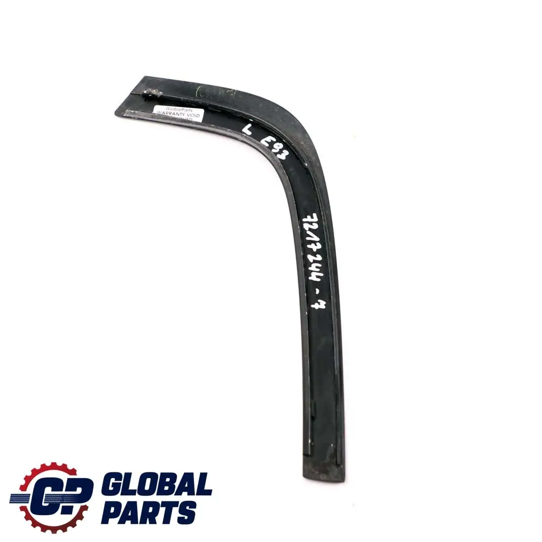 Guarnizione Guscio tetto posteriore Striscia sinistra Glanzschwarz per BMW E93 con numero di parte 7906192 BMW E93 Guarnizione Guscio tetto posteriore Striscia sinistra Glanzschwarz - SKU 7906192-1 - Numero di parte 7906192