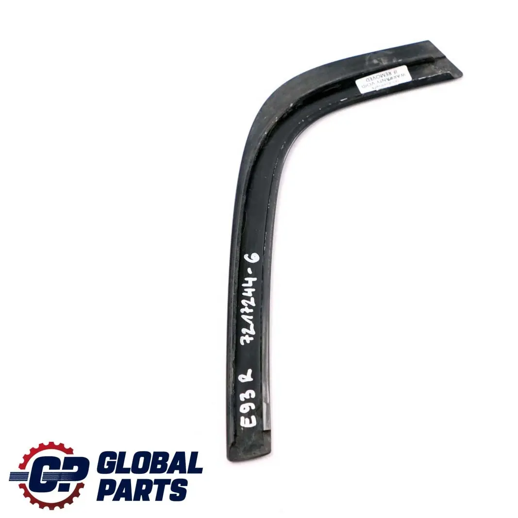 BMW 3 Series 2 E93 Seal Roof Shell Rear Hardtop Strip Right O/S Glanzschwarz - SKU 7906192-2 - Part number 7906192