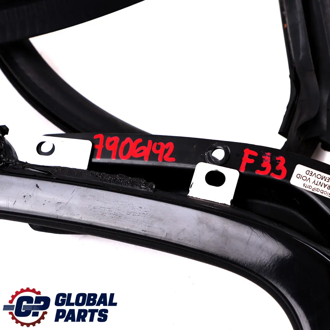 Roof Rear Shell Seal Gasket to BMW 3 4 Series E93 F33 Convertible Hardtop with Part number 7906192 BMW 3 4 Series E93 F33 Convertible Hardtop Roof Rear Shell Seal Gasket - SKU 7906192 - Part number 7906192