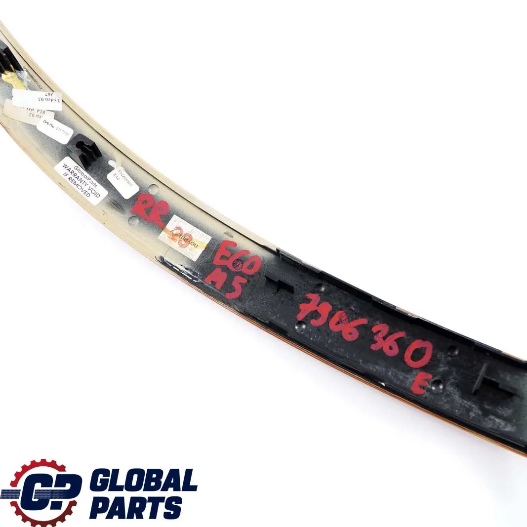 BMW 5 er E60 M5 Holzblende Griff Zierleiste Hinten Rechts Holz Carrara - SKU 7906360 - Teilenummer 7906360