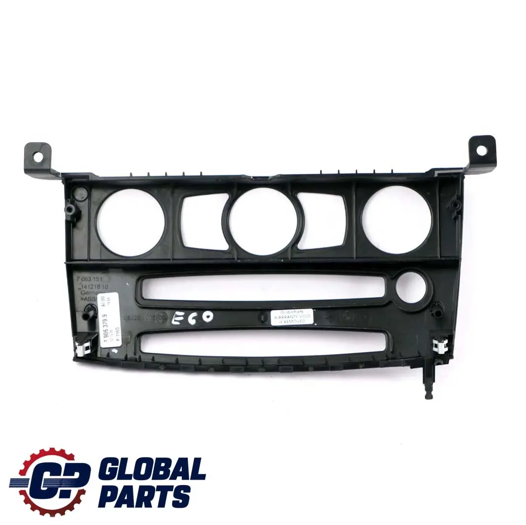 Head Unit Trim Cover Panel Dashboard Dash Frame Black to BMW 5 Series E60 with Part number 7906379 BMW 5 Series E60 Head Unit Trim Cover Panel Dashboard Dash Frame Black - SKU 7906379 - Part number 7906379