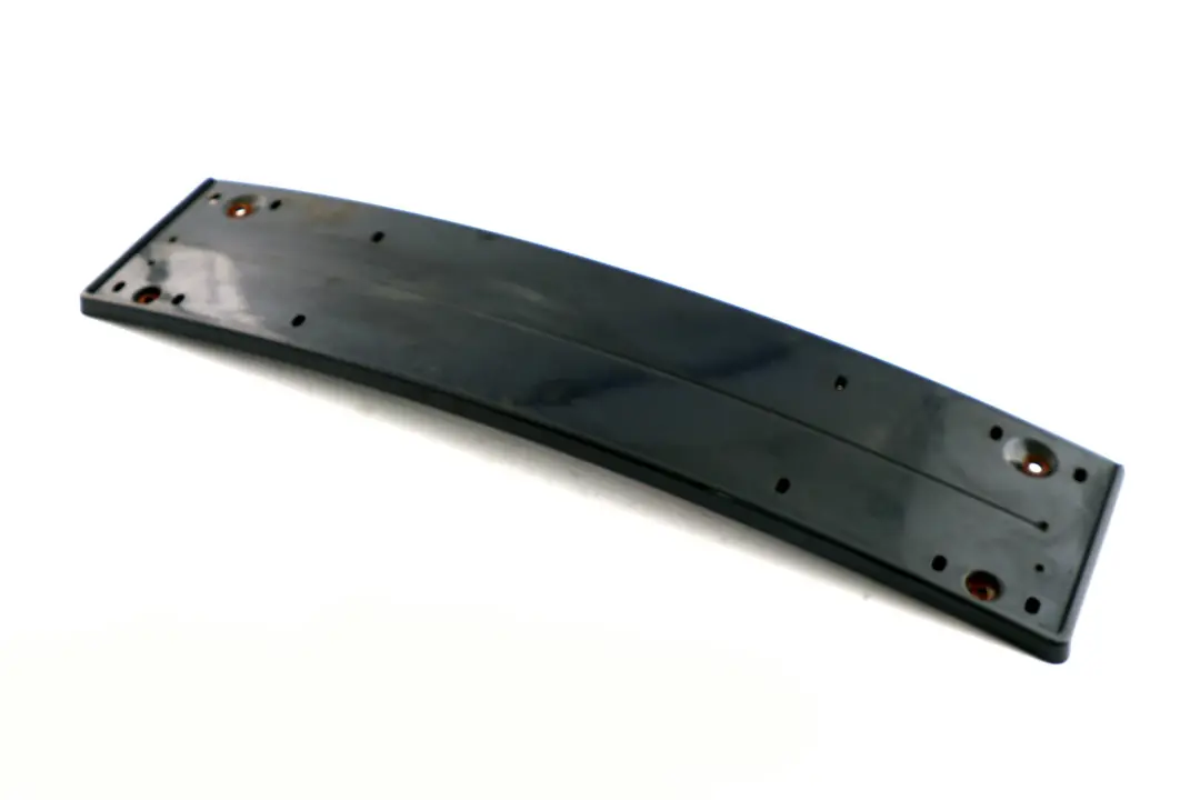 BMW E90 E91 M Sport Front Bumper Licence Plate Holder Carbon Black - SKU 7906510-CAR - Part number 7906510