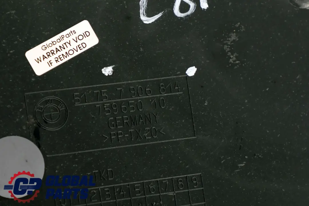 Protezione Sottoscocca Pannello Attivi M Sport per BMW E81 E87 E87N con numero di parte 7906814 BMW E81 E87 E87N Protezione Sottoscocca Pannello Attivi M Sport - SKU 7906814 - Numero di parte 7906814