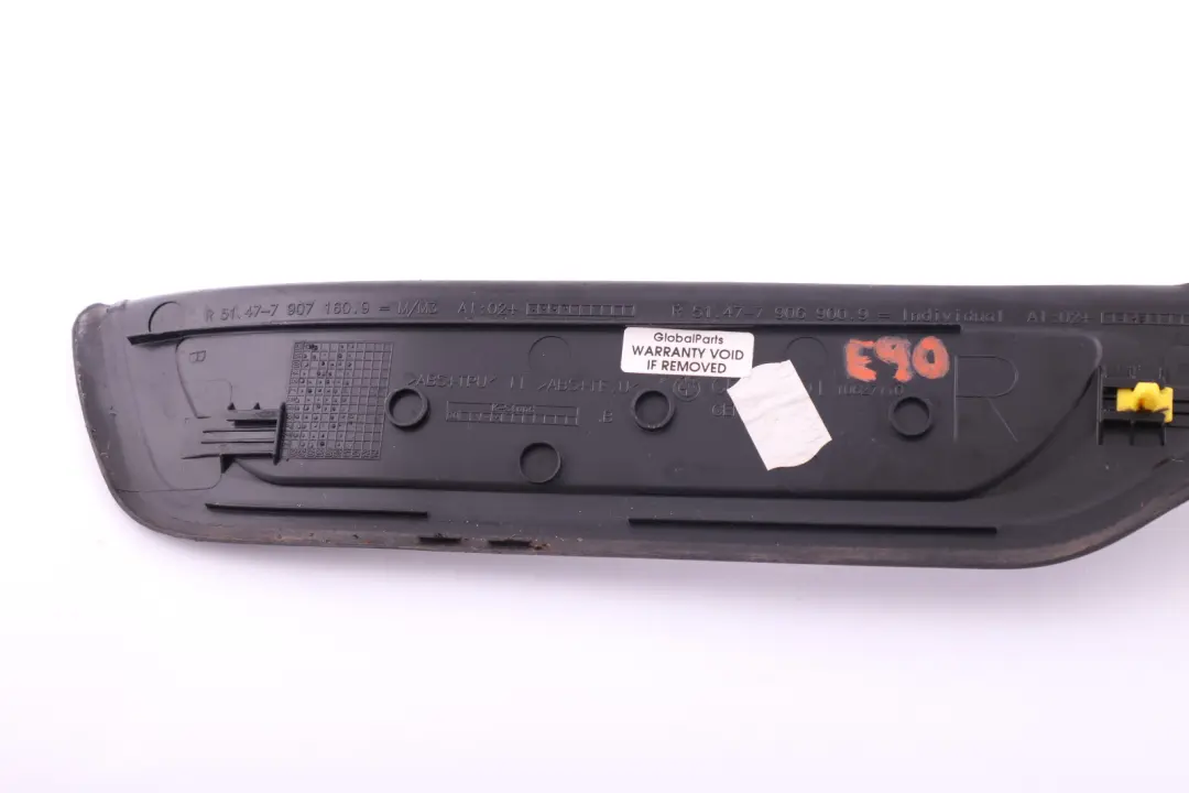 BMW E90 E91 Osłona listwa progu progowa prawa - SKU 7906900 - Numer Części 7906900