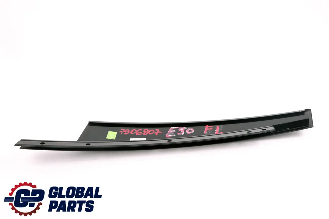 BMW R E90 E91 LCI Apertura Cornice Finestrino B-S?ule Porta Ant SX Nero Lucido - SKU 7906907 - Numero di parte 7906907