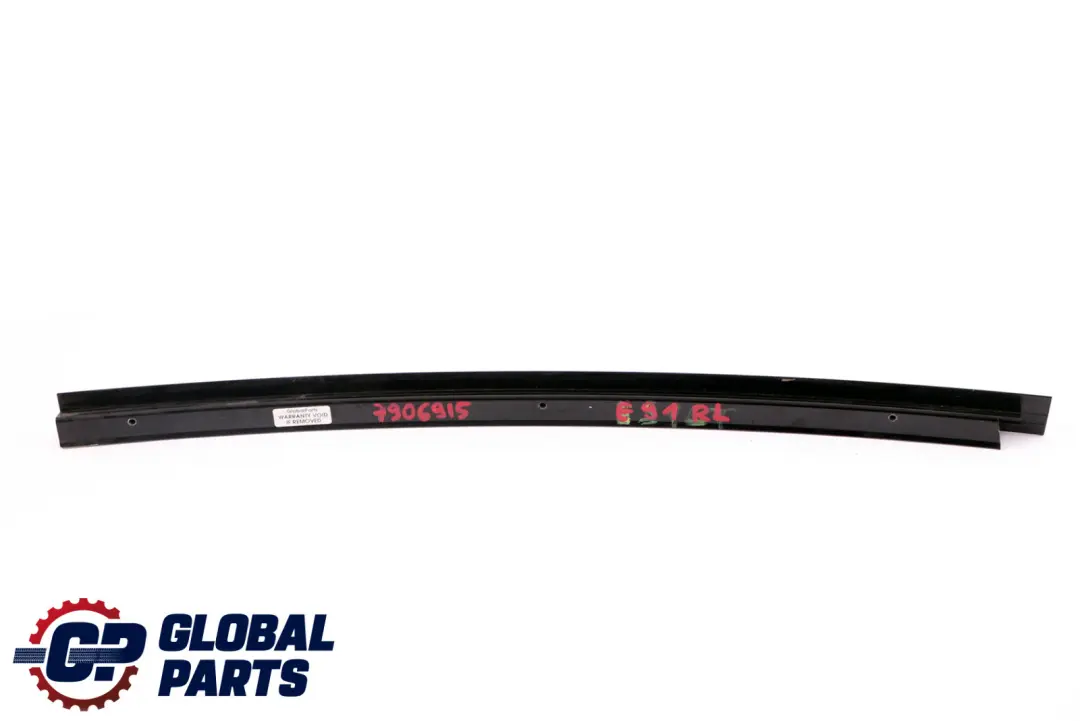 BMW 3 Series E91 Window Guide Web Cover Left N/S Rear Shadow Line Black Glanz - SKU 7906915 - Part number 7906915